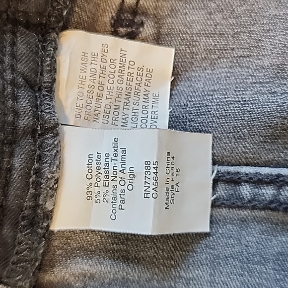 Madewell Cali Demi Bootcut Jeans in Berkeley Black Raw Hem Chewed, Size 25 - Picture 16 of 17